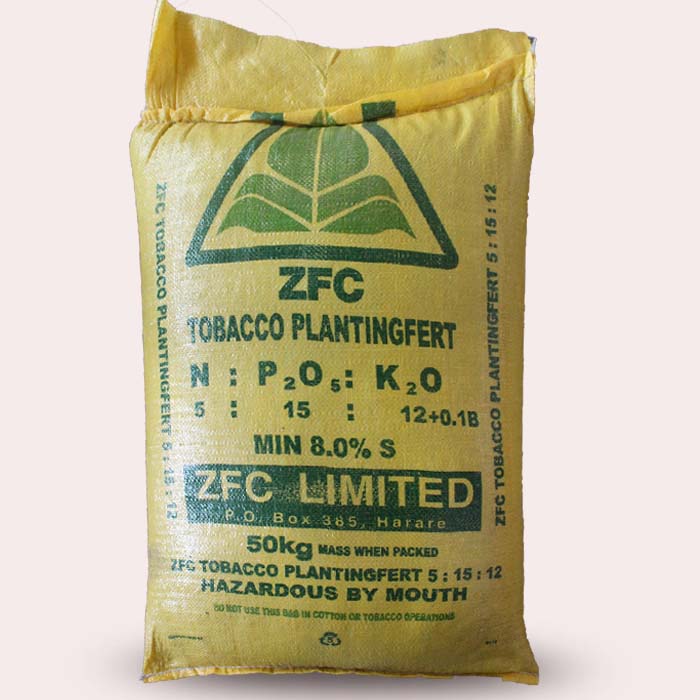 ZFC TOBACCO PLANTINGFERT 5:15:12 +8%S +0.1%B